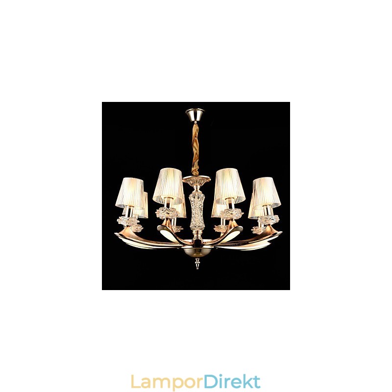 Modern Och Modern Traditionell Klassisk Zinklegeringsfunktion För Kristall I Mini-Stil Metall Taklampa