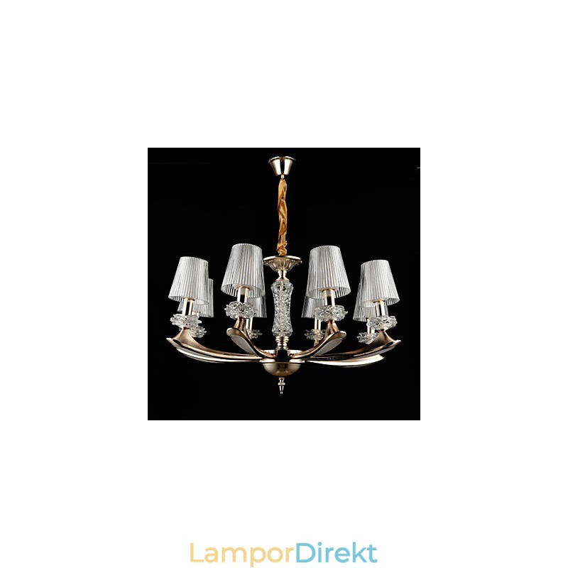 Modern Och Modern Traditionell Klassisk Zinklegeringsfunktion För Kristall I Mini-Stil Metall Taklampa