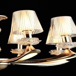 Modern Och Modern Traditionell Klassisk Zinklegeringsfunktion För Kristall I Mini-Stil Metall Taklampa