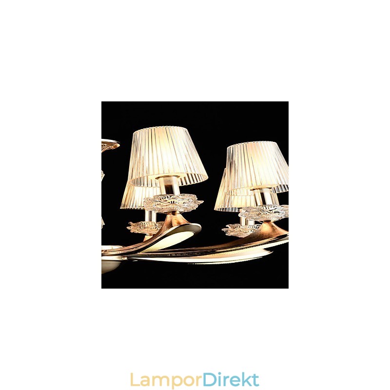 Modern Och Modern Traditionell Klassisk Zinklegeringsfunktion För Kristall I Mini-Stil Metall Taklampa