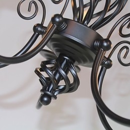 Modern Samtida Traditionell Klassisk Vintage Retro Andra Funktion För Metallkrona I Metall I Ministil Med Ljus