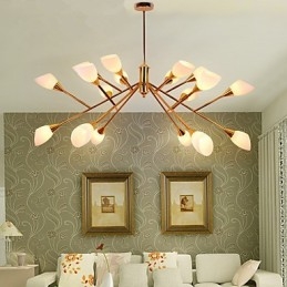 Nordic Simple Atmospheric Pastoral Chandelier Creative Lobby Chandelier Lamp