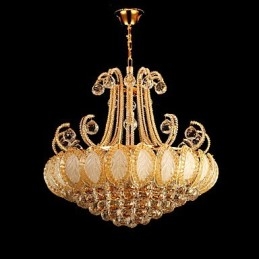Modern Lyxkrona Kristall Pendelljus Diameter 50Cm Innehåller 8 Lampor