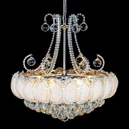 Modern Lyxkrona Kristall Pendelljus Diameter 50Cm Innehåller 8 Lampor