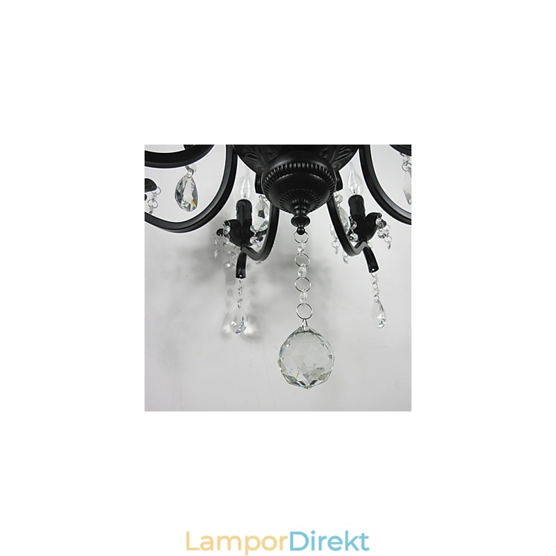 Ljuskrona Enkel Kristalljärn Ljusljus Dekoration Lampor Belysning