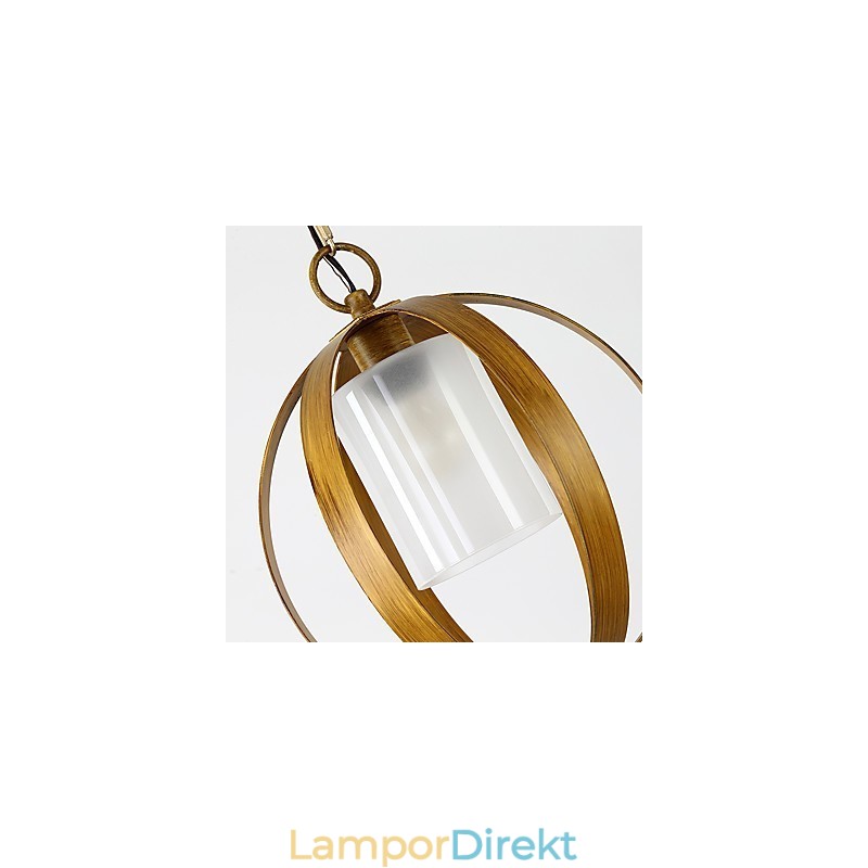 Loft Metall Amerikansk Industriell Stil Målning Färg Med Glas Europeisk Ljuskrona Lampa Inomhus Dekorera Pendellampa
