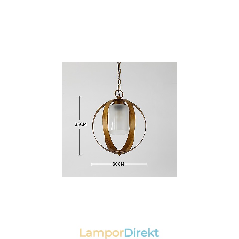 Loft Metall Amerikansk Industriell Stil Målning Färg Med Glas Europeisk Ljuskrona Lampa Inomhus Dekorera Pendellampa