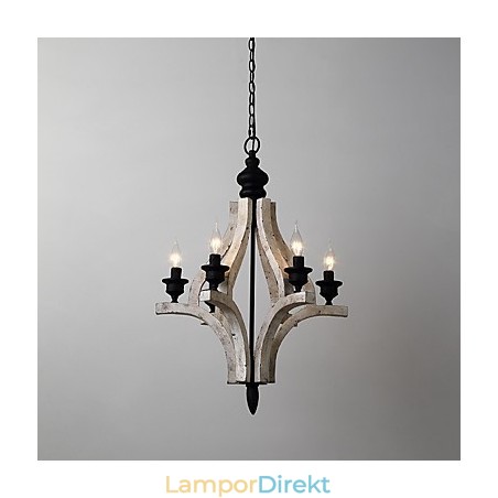 Vintage Målning Funktion Mini Stil Trä Bambu Ljuskrona Lampa Dekorera Hänglampa Vintage Målning Funktion Mini Stil Trä Bambu Ljuskrona Lampa Dekorera Hänglampa