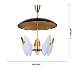 5 Ljus Ljuskrona Brief Art Modern Samtida Pendellampa