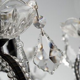 8 Ljus Kristallkrona Modern Samtida Traditionell Klassisk Rustik Lodge Vintage Retro