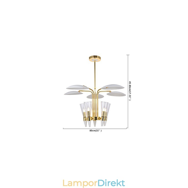 Personlig Justerbar Riktning Art Ljuskrona Lampa Ljuskrona
