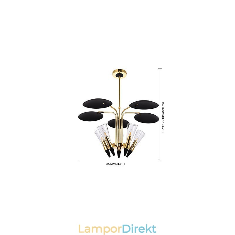 Personlig Justerbar Riktning Art Ljuskrona Lampa Ljuskrona