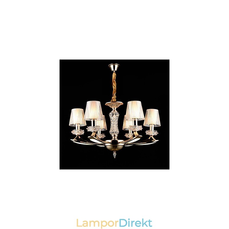 Modern Och Modern Traditionell Klassisk Zinklegeringsfunktion För Kristall I Mini-Stil Metall Taklampa