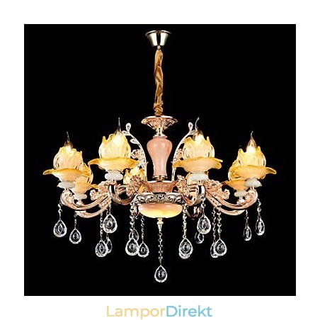 Modern Och Modern Traditionell Klassisk Zinklegeringsfunktion För Kristall I Mini-Stil Metall Taklampa Modern Och Modern Traditionell Klassisk Zinklegeringsfunktion För Kristall I Mini-Stil Metall Taklampa