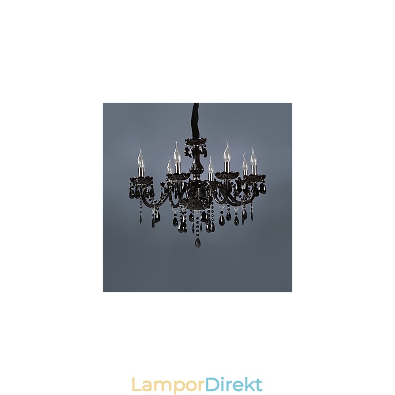 Modern Och Modern Galvaniserad Funktion För Ljuskrona I Kristallglas