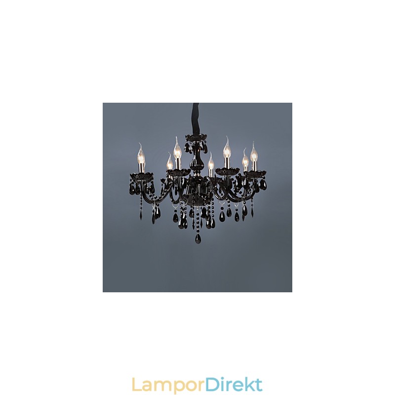 Modern Och Modern Galvaniserad Funktion För Ljuskrona I Kristallglas