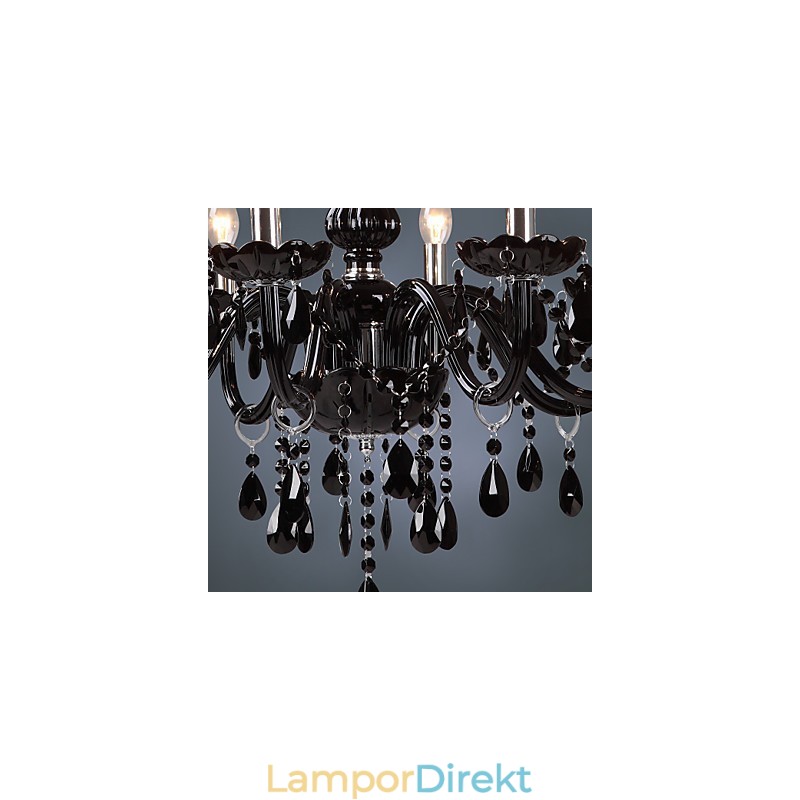 Modern Och Modern Galvaniserad Funktion För Ljuskrona I Kristallglas