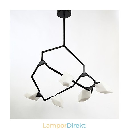 Fem Ljus Postmodern Metall Med Glas Persika Ljuskrona Lampa Matsalen Dekorera Hängande Lampa Fem Ljus Postmodern Metall Med Glas Persika Ljuskrona Lampa Matsalen Dekorera Hängande Lampa
