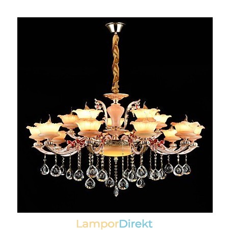 Pendelljus Zinklegering Funktion För Crystal Mini Style Metall Inomhus Butiker 15 Lampor Pendelljus Zinklegering Funktion För Crystal Mini Style Metall Inomhus Butiker 15 Lampor