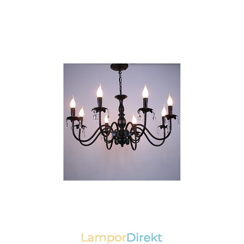 Europeisk Stil Kristallljuslampa Lampa Klädaffär Lampor Och Lyktor Dekorationsprojekt Droplight