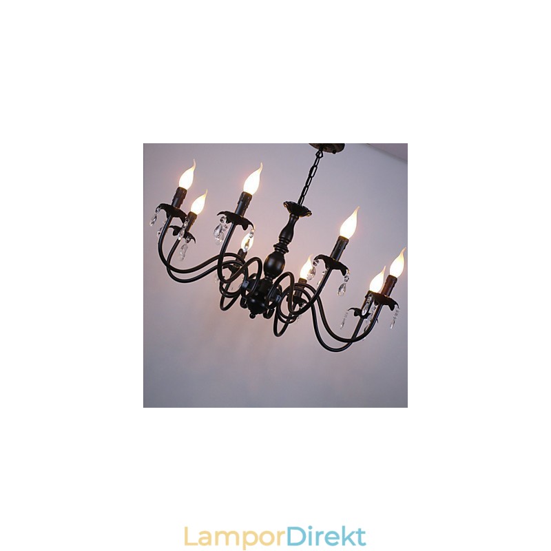 Europeisk Stil Kristallljuslampa Lampa Klädaffär Lampor Och Lyktor Dekorationsprojekt Droplight