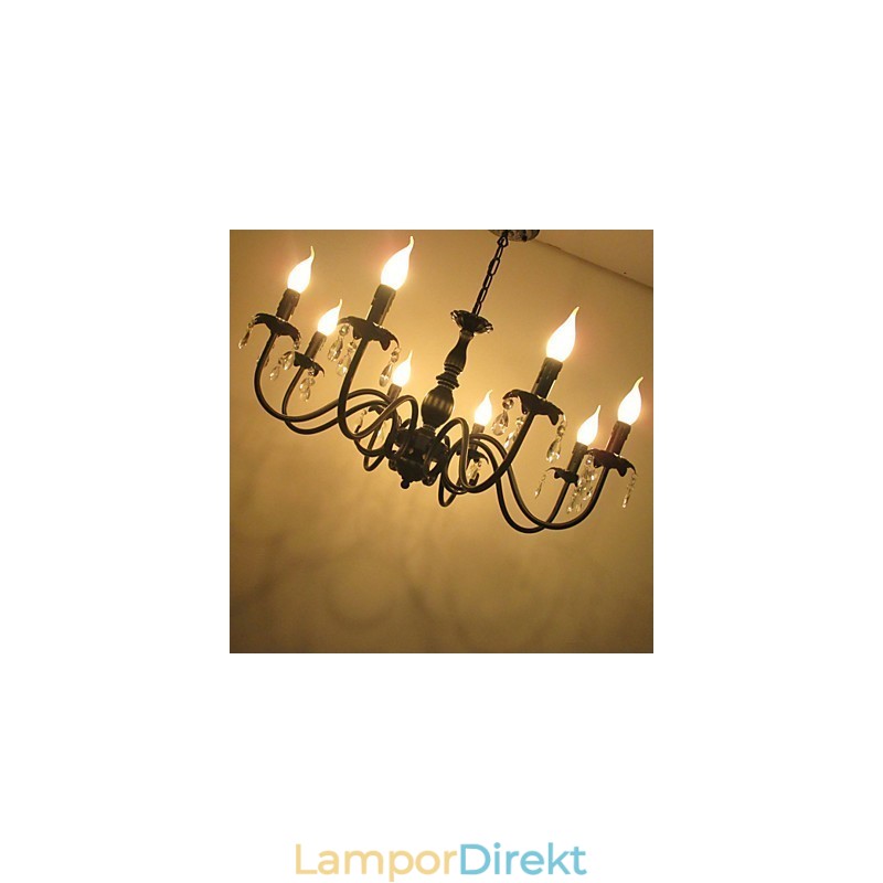 Europeisk Stil Kristallljuslampa Lampa Klädaffär Lampor Och Lyktor Dekorationsprojekt Droplight