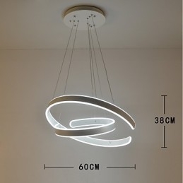 North Europe Enkel Creative Atmosphere Ljuskrona Lampa Matsalen Dekorera Belysningsarmatur