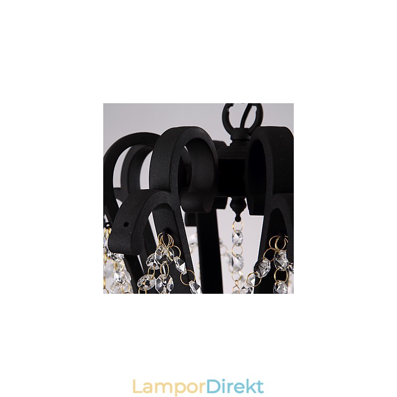8 Ljus Kristallkrona Modern Samtida Traditionell Klassisk Rustik Lodge Vintage Retro Lantern Trumma Lantmålning