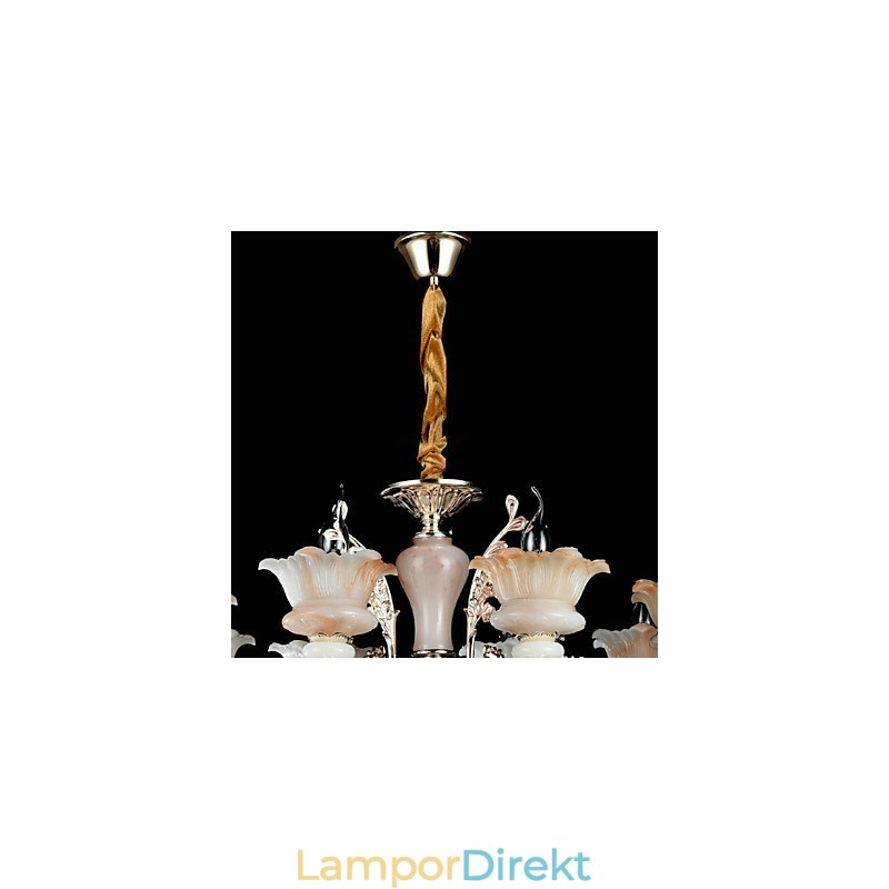 Modern Och Modern Traditionell Klassisk Zinklegeringsfunktion För Kristall I Mini-Stil Metall Taklampa