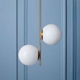 Rustik Lodge Målningsfunktion För Designers Metall Inomhusbutiker 2 Lampor Ljuskrona