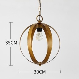 Loft Metall Amerikansk Industriell Stil Målning Färg Europeisk Ljuskrona Lampa Inomhus Dekorera Hängande Lampa
