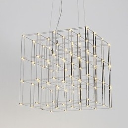 Modern Ljuskrona Ljus Rostfritt Stål Lampa Loft Belysning