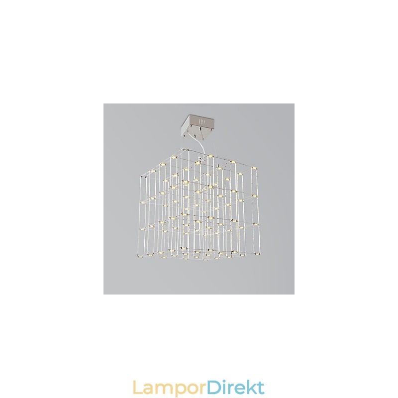 Modern Ljuskrona Ljus Rostfritt Stål Lampa Loft Belysning