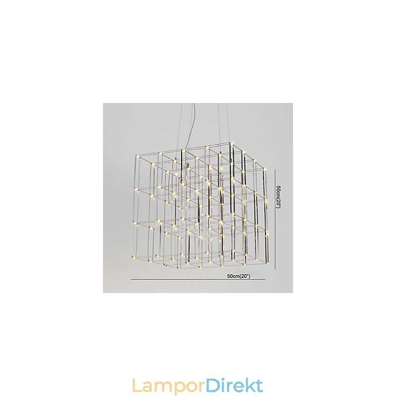 Modern Ljuskrona Ljus Rostfritt Stål Lampa Loft Belysning