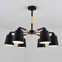 Pendelljus Traditionell Klassisk Målningsfunktion För Mini Style Wood Bamboo