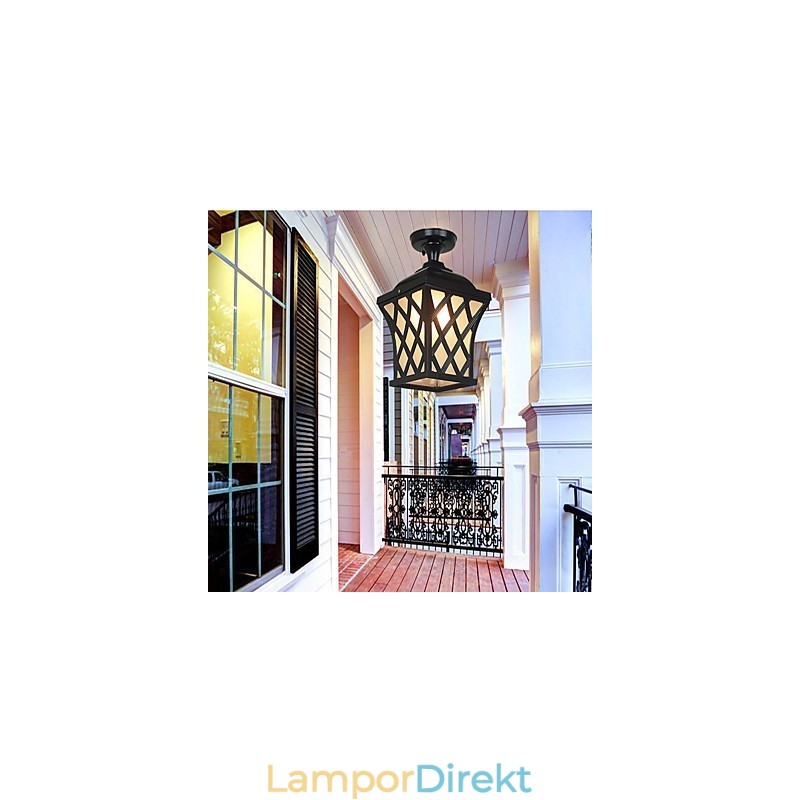 Landsbygdslampa Amerikansk Trädgård Uteplatsdörr Utomhus Vattentät Druvdroppslampa
