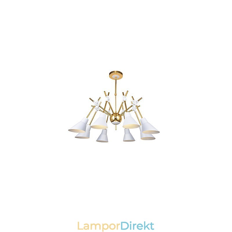 Personlig Justerbar Riktning Art Chandelier Lamp Ljuskrona N