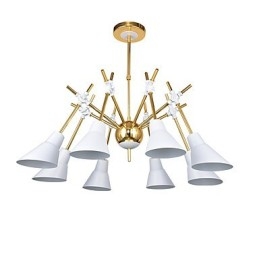 Personlig Justerbar Riktning Art Chandelier Lamp Ljuskrona N
