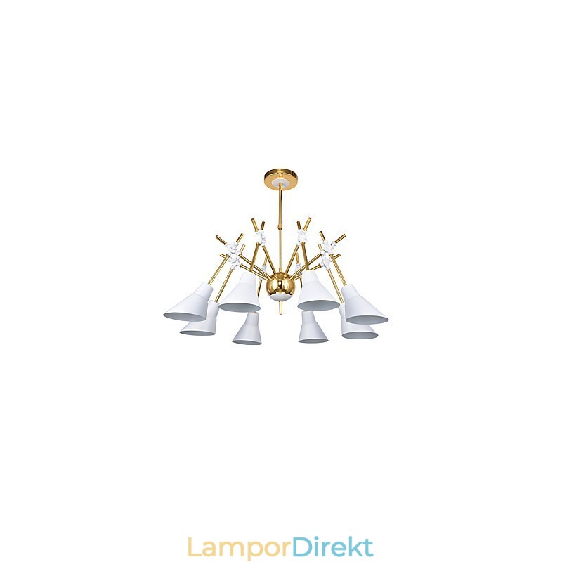 Personlig Justerbar Riktning Art Chandelier Lamp Ljuskrona N