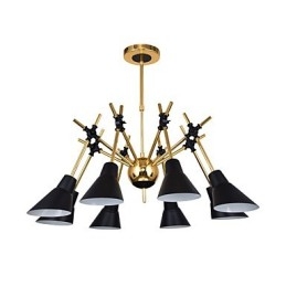 Personlig Justerbar Riktning Art Chandelier Lamp Ljuskrona N