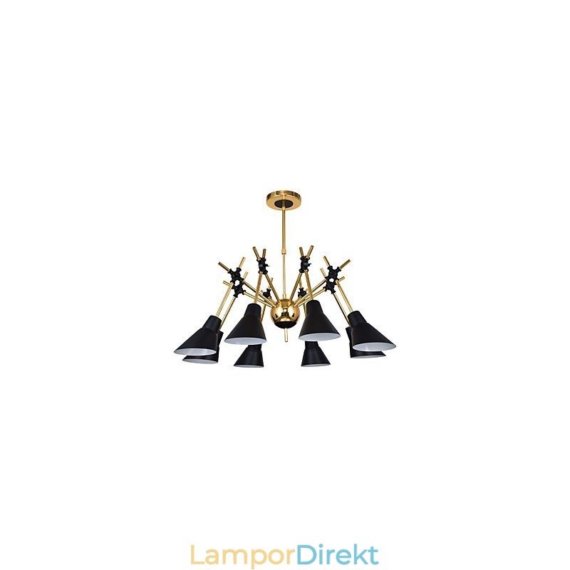 Personlig Justerbar Riktning Art Chandelier Lamp Ljuskrona N