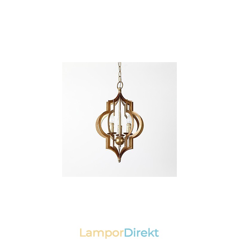 Vintage Metall Amerikansk Industriell Loftmålning Färg Europeisk Ljuskrona Lampa Inomhus Dekorera Hängande Lampa