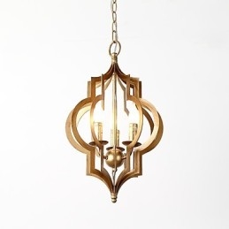 Vintage Metall Amerikansk Industriell Loftmålning Färg Europeisk Ljuskrona Lampa Inomhus Dekorera Hängande Lampa