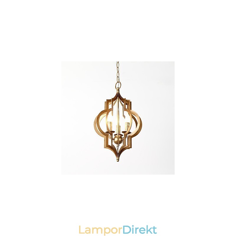 Vintage Metall Amerikansk Industriell Loftmålning Färg Europeisk Ljuskrona Lampa Inomhus Dekorera Hängande Lampa