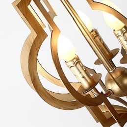 Vintage Metall Amerikansk Industriell Loftmålning Färg Europeisk Ljuskrona Lampa Inomhus Dekorera Hängande Lampa