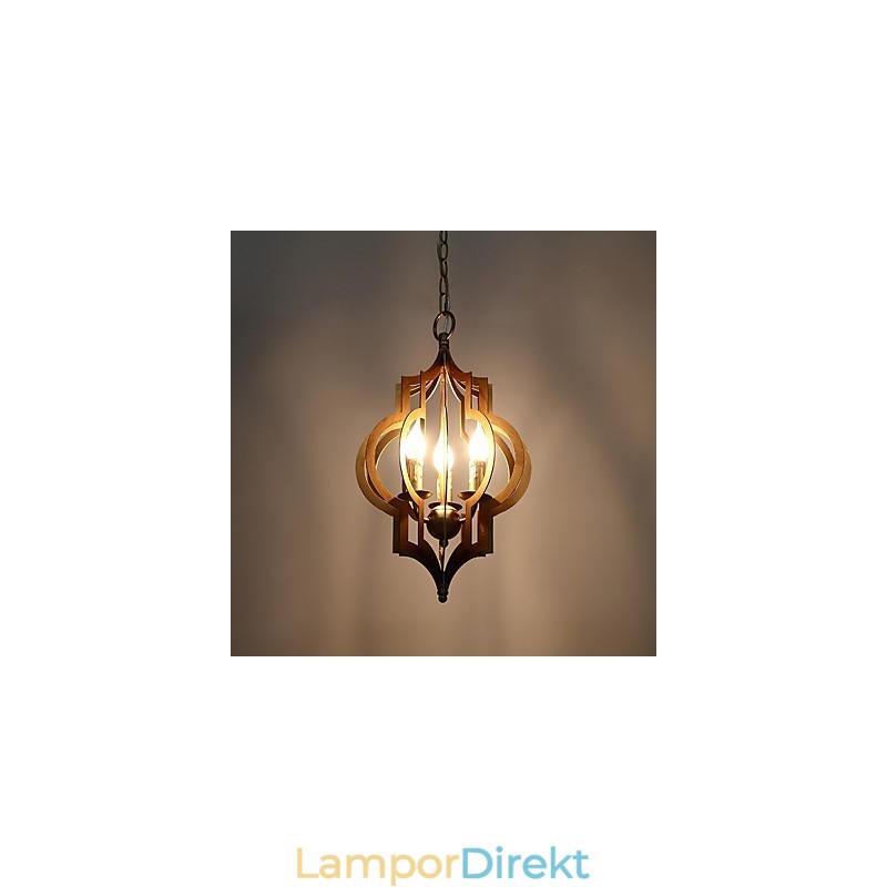 Vintage Metall Amerikansk Industriell Loftmålning Färg Europeisk Ljuskrona Lampa Inomhus Dekorera Hängande Lampa