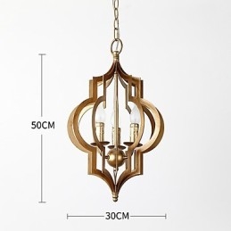 Vintage Metall Amerikansk Industriell Loftmålning Färg Europeisk Ljuskrona Lampa Inomhus Dekorera Hängande Lampa