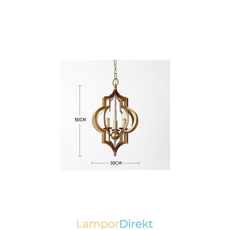 Vintage Metall Amerikansk Industriell Loftmålning Färg Europeisk Ljuskrona Lampa Inomhus Dekorera Hängande Lampa