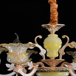 Modern Och Modern Traditionell Klassisk Zinklegeringsfunktion För Kristall I Mini-Stil Metall Taklampa