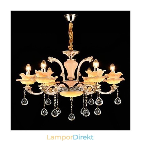 Modern Och Modern Traditionell Klassisk Zinklegeringsfunktion För Kristall I Mini-Stil Metall Taklampa Modern Och Modern Traditionell Klassisk Zinklegeringsfunktion För Kristall I Mini-Stil Metall Taklampa